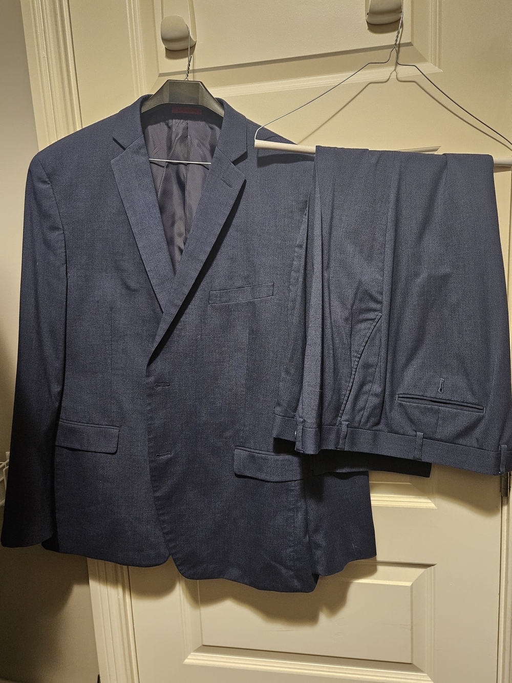 Alfani Men's Navy Two-Piece Suit Blazer & Trousers
